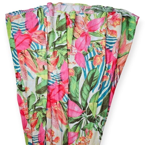 Farm Rio Tropical Flower Maxi Dress Small - Picture 10 of 12